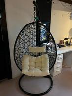 Xenos Hangstoel Ei Zwart - Zo Goed Als Nieuw, Huis en Inrichting, Stoelen, Ophalen, Zwart, Zo goed als nieuw, Metaal