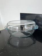 Glazen Oven Schaal  met deksel, Huis en Inrichting, Ophalen of Verzenden, Zo goed als nieuw, Glas, Pot, Bus of Blik