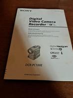 Sony video camera, Boeken, Ophalen of Verzenden