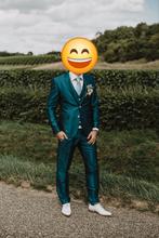 Driedelig ROKA trouwpak maat 48 met stropdas en pochet, Kleding | Heren, Trouwkleding en Trouwaccessoires, Ophalen of Verzenden