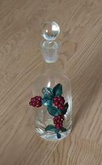 karafje met opgelegd fruit, handmade, volgnr 40, Antiek en Kunst, Ophalen of Verzenden