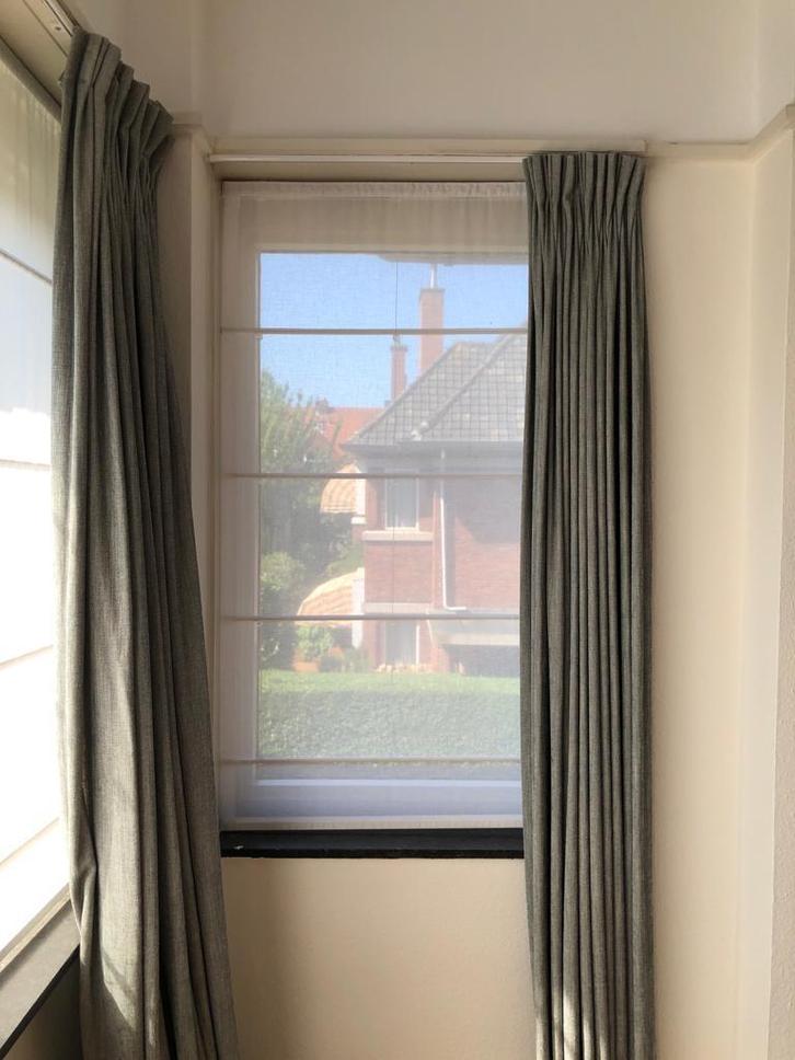 Karwei Gordijnen Nadine Jade Groen h283cm, Huis en Inrichting, Stoffering | Gordijnen en Lamellen, Zo goed als nieuw, 200 cm of meer