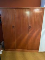 Vintage houten kledingkast met hangruimte, Huis en Inrichting, Kasten | Kledingkasten, Ophalen, Gebruikt, 100 tot 150 cm, 150 tot 200 cm