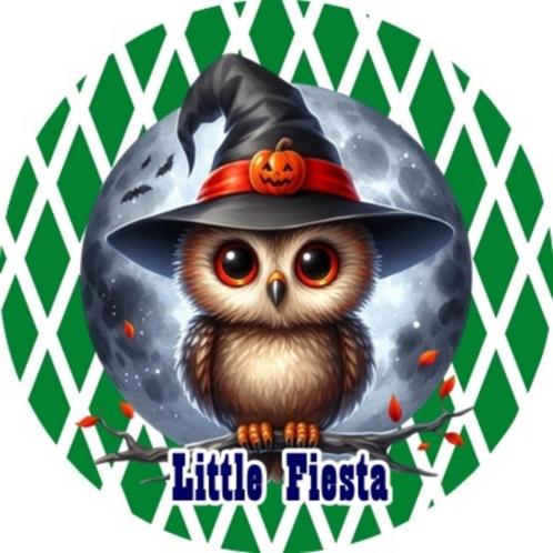 LF4674 icing frosting herfst uil 20cm eetbare taart print, Hobby en Vrije tijd, Taarten en Cupcakes maken, Nieuw, Versiering, Taarten