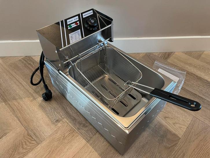 friteuse/frituur 6 liter nieuw Pizzeria/camping/horeca snack, Witgoed en Apparatuur, Airfryers, Nieuw, 1500 gram of meer, Ophalen of Verzenden
