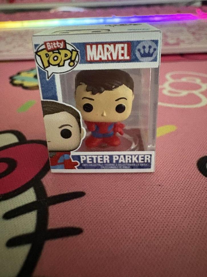 Funko Bitty Pop!: Peter parker (chase) marvel, Verzamelen, Poppetjes en Figuurtjes, Zo goed als nieuw, Ophalen of Verzenden