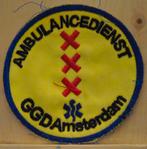 Ambulance patch "Ambulancedienst GGD Amsterdam", Ophalen of Verzenden, Nederland, Embleem of Badge