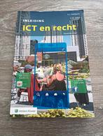 Inleiding ICT en Recht 7e druk, Boeken, Overige vakken, Ophalen of Verzenden, Zo goed als nieuw, S.L. Gellaerts, C.M. Jobse