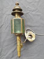 antieke koperen koetslamp, Antiek en Kunst, Antiek | Lampen, Ophalen of Verzenden