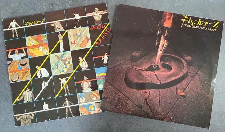 FISHER Z - Word salad & Going deaf ( 2 LPs; NMINT ), Cd's en Dvd's, Vinyl | Rock, Zo goed als nieuw, Poprock, 12 inch, Ophalen of Verzenden