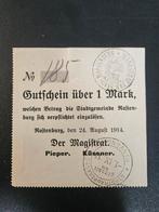 Polen Kętrzyn/RASTENBURG (Ostpreussen) 1 Mark 1914 zf++, Ophalen of Verzenden, Duitsland, Los biljet