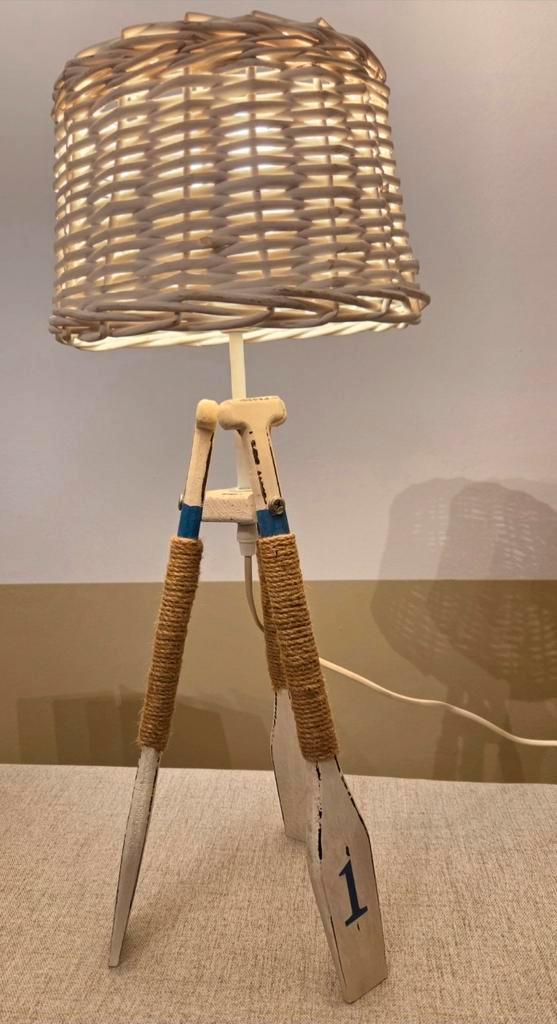 Clayre & Eef beach lamp ibiza style, Huis en Inrichting, Lampen | Tafellampen, Minder dan 50 cm, Ophalen