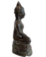 Thaise bronzen Boeddha in Bhumisparsha-mudra, Ophalen of Verzenden, Gebruikt