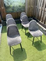 Mooie Eetkamerstoelen - Set van 6, Ophalen of Verzenden, Zo goed als nieuw, Vijf, Zes of meer stoelen, Stof