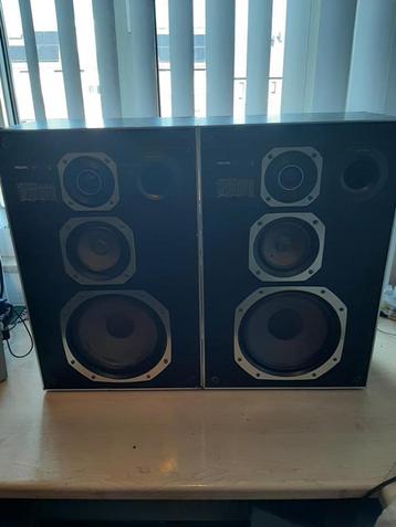 Philips 484 Speakers 3 weg systeem werken nog super(lezen) beschikbaar voor biedingen