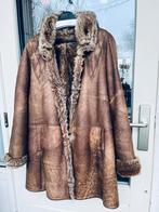 Superwarme Lammy: Shearling jas met echt bont en echt leer, Kleding | Dames, Jassen | Winter, Ophalen of Verzenden, Zo goed als nieuw