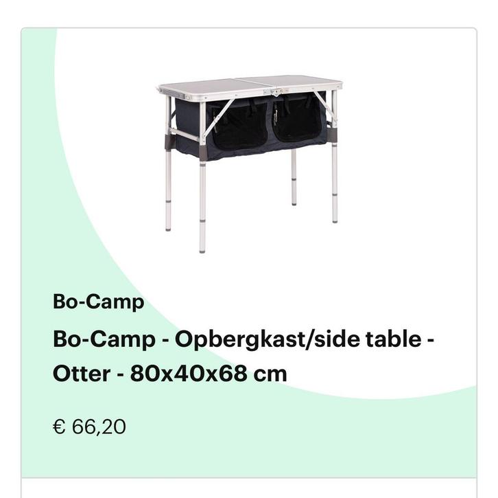 Opbergkast - camping kast, Caravans en Kamperen, Kampeermeubelen, Nieuw, Campingkast, Ophalen
