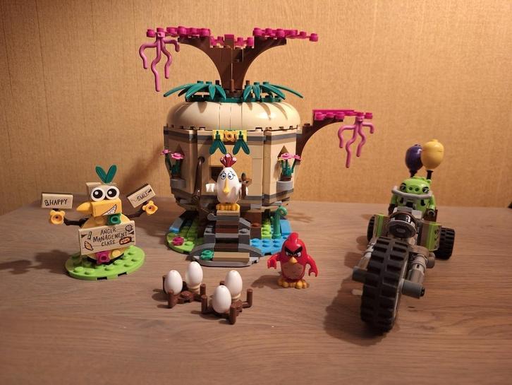 Lego 75823 Angry Birds "eierenroof", Kinderen en Baby's, Speelgoed | Duplo en Lego, Gebruikt, Lego, Complete set, Ophalen of Verzenden
