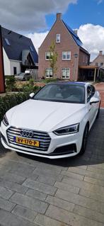 Audi A5 Sportback 2.0 TDI 190pk S Tronic 2018 Wit PANORAMA, Auto's, Audi, Origineel Nederlands, Te koop, 5 stoelen, A5