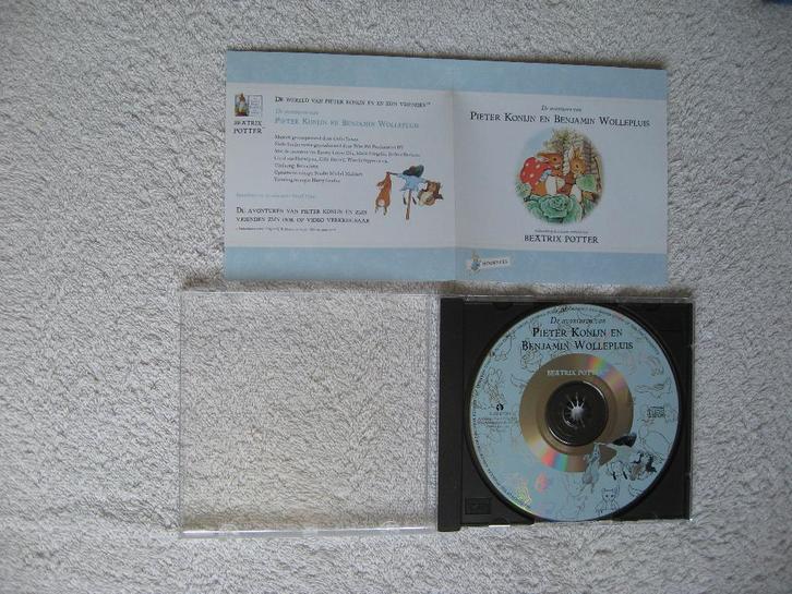 B. Potter - avonturen van Pieter Konijn en Benj. Wollepluis, Cd's en Dvd's, Cd's | Kinderen en Jeugd, Zo goed als nieuw, Verhaal of Sprookje