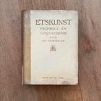 ETSKUNST, door Jan Poortenaar, 3e druk,  gesigneerde etsen, Antiek en Kunst, Ophalen of Verzenden