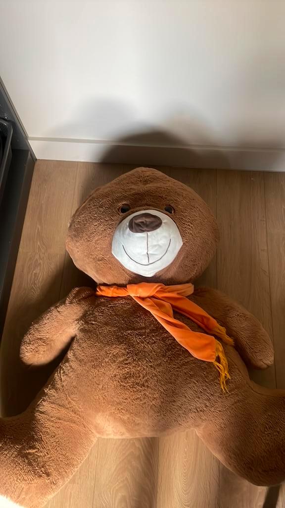 Grote kermis beer, Kinderen en Baby's, Speelgoed | Knuffels en Pluche, Zo goed als nieuw, Beer, Ophalen