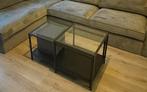 IKEA VITTSJÖ Bijzettafel Set - Zwart/Glas, Huis en Inrichting, Tafels | Salontafels, Ophalen, 50 tot 100 cm, 50 tot 75 cm, 50 tot 100 cm