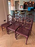 Faux bamboo chippendale stoelen, Ophalen, Gebruikt, Overige kleuren, Vijf, Zes of meer stoelen