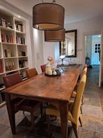 Leestafel - eettafel (230 x 105 cm), Huis en Inrichting, Tafels | Eettafels, Ophalen, Gebruikt, 100 tot 150 cm, Koloniaal