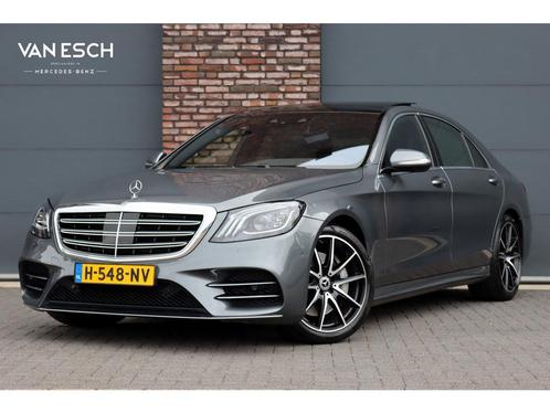 Mercedes-Benz S-Klasse 400d 4MATIC Lang Premium+ AMG Line |, Auto's, Mercedes-Benz, Te koop, S-Klasse, 360° camera, 4x4, ABS, Adaptive Cruise Control