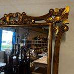 Barok Spiegel -houten lijst - Goud- 200 x 100 cm -TTM Wonen, 100 tot 150 cm, Rechthoekig, Ophalen of Verzenden, 200 cm of meer
