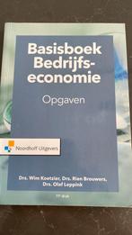 Basisboek bedrijfseconomie opgaven/isbn 9789001889159, Boeken, Ophalen of Verzenden, Zo goed als nieuw, Economie en Marketing