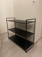 Zwart Metalen Boekenplank - Ophalen, Huis en Inrichting, Ophalen, Gebruikt