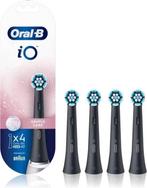 Oral-B iO Gentle Care Zwarte Opzetborstels 4 stuks, Ophalen, Nieuw, Opzetborstel