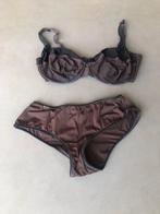 Zwart/bruin Marie-Jo L’Aventure setje, mt 40/80E, Marie Jo, Verzenden, Zwart, Setje