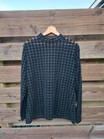 Norah doorzichtige zwarte blouse, maat 44, Ophalen of Verzenden, Zo goed als nieuw, Zwart