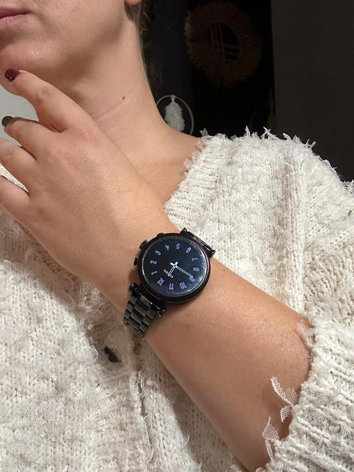 Smartwatch Fossil, Sieraden, Tassen en Uiterlijk, Smartwatches, Zo goed als nieuw, Android, Zwart, Ophalen of Verzenden