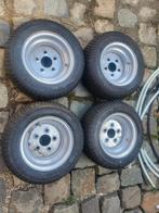 Set 4 Load Star hogedruk banden + velg 195/50 10" aanhanger, Overige, Gebruikt, Overige, Banden en Velgen
