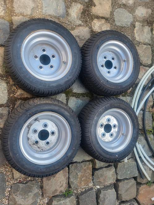 Set 4 Load Star hogedruk banden + velg 195/50 10" aanhanger, Auto-onderdelen, Banden en Velgen, Banden en Velgen, Zomerbanden