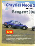 Autovisie dubbeltest Chrysler Neon en Peugeot 306 1994, Boeken, Auto's | Folders en Tijdschriften, Gelezen, Peugeot, Verzenden