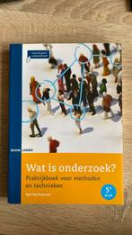 Nel Verhoeven - Wat is onderzoek?, Boeken, Nel Verhoeven, Ophalen of Verzenden, Zo goed als nieuw