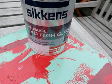 Sikkens verf Rubbol XD High Gloss RAL 3020 (verkeersrood) beschikbaar voor biedingen