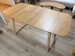 Uitschuifbare eettafel Madox 120/150cm, Ophalen, 100 tot 150 cm, Eikenhout, 50 tot 100 cm