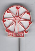 Kermis reuzenrad rood op wit plastic speldje ( W_234 ), Verzamelen, Speldjes, Pins en Buttons, Verzenden, Zo goed als nieuw, Merk