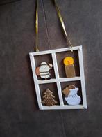Houten raamhanger met kerst figuren, Diversen, Kerst, Ophalen of Verzenden, Zo goed als nieuw