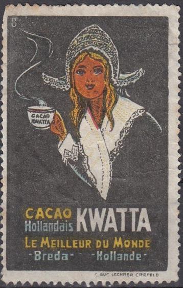 Nederland - 1907 - Kwatta Cacao - Breda - Klederdracht beschikbaar voor biedingen