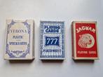 set van 3 zeer oude speelkaarten vintage, Ophalen of Verzenden, Gebruikt, Speelkaart(en)