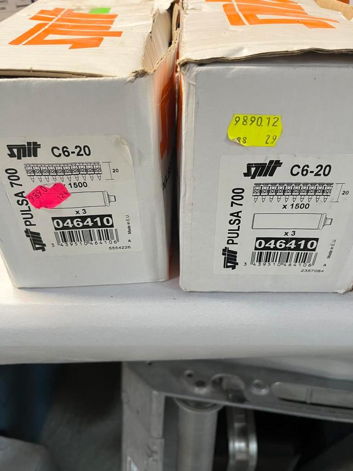 Spit pulsa schiethamer nagels, Doe-het-zelf en Verbouw, IJzerwaren en Bevestigingsmiddelen, Zo goed als nieuw, Ophalen of Verzenden