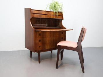 Vintage secretaire Gunnar Falsig voor Holstebro beschikbaar voor biedingen