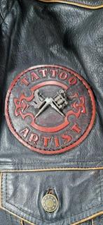 tattoo patch uniek!! ,,,,,leren jas, Gedragen, Ophalen of Verzenden, Leren jas met tattoo patch